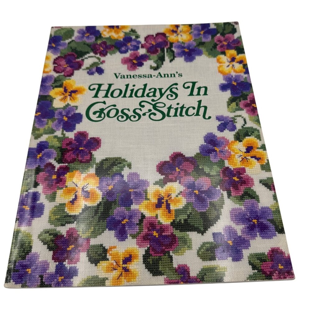 Vanessa-Anns Holidays In Cross-Stitch Book By Oxmoor House 1994